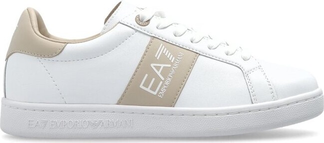 EA7 Emporio Armani Logo Printed Low-Top Sneakers