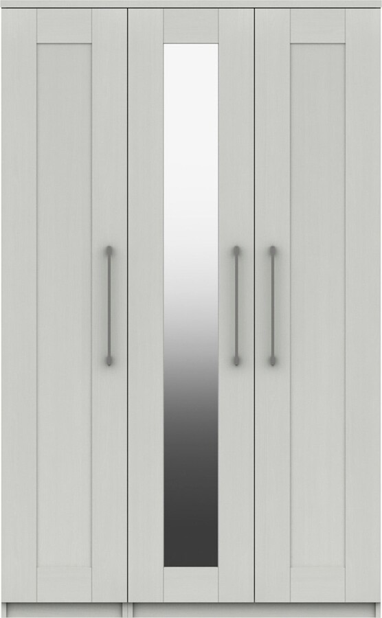 Dunelm Ethan Triple Wardrobe White ShopStyle Bedroom