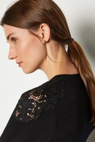 Thumbnail for your product : Karen Millen Lace Shoulder Cardigan