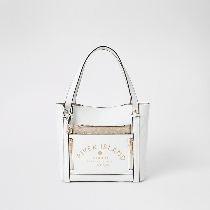 girls white bag