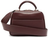 Thumbnail for your product : Valextra Serie S Small Smooth-leather Shoulder Bag - Burgundy