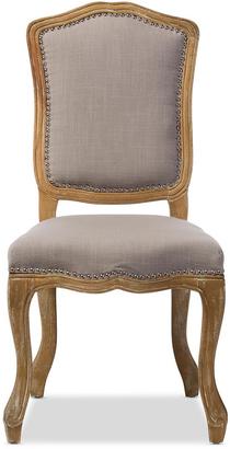 Baxton Studio Chateauneuf Beige Fabric Dining Chair