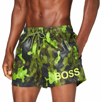 hugo boss camo swim shorts
