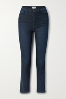 Thumbnail for your product : Frame Le Sylvie High-rise Slim-leg Jeans - Blue