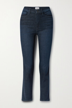 Frame Le Sylvie High-rise Slim-leg Jeans - Blue