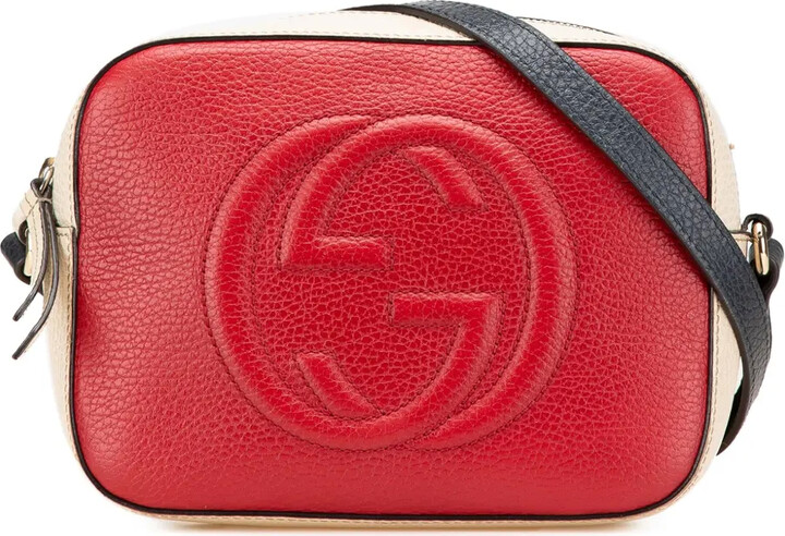 Crossbody Purse Soho Small Leather Disco Bag Red Gucci Red Soho
