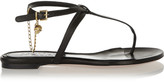 Thumbnail for your product : Alexander McQueen Embellished leather sandals