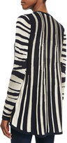 Thumbnail for your product : Minnie Rose Zebra Zip-Front Cardigan