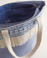 Thumbnail for your product : Chico's Chicos Diamond-Embroidered Fringe Tote