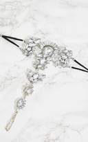 Thumbnail for your product : PrettyLittleThing Silver Large Diamante Hand Chain