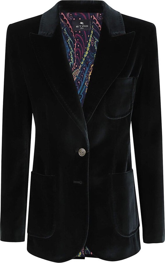 Etro Stretch Velvet Jacket