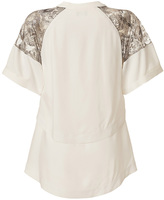 Thumbnail for your product : Philosophy di Alberta Ferretti Lace Panel Top