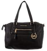 Thumbnail for your product : Michael Kors Grained Leather Satchel Black Grained Leather Satchel