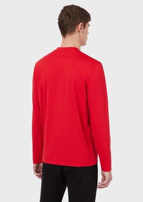 Emporio Armani Jersey Sweater With Ox Patch