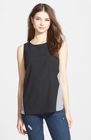 Thumbnail for your product : Kensie Colorblock Sleeveless Crepe Top