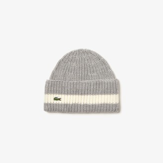 mens lacoste beanie hats