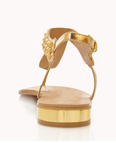 Thumbnail for your product : Forever 21 Pyramid Studded Thong Sandals
