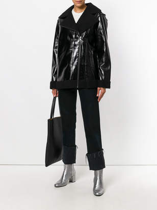 Calvin Klein Jeans off-centre zipped jacket