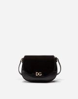 Thumbnail for your product : Dolce & Gabbana Patent Leather Side Bag With Logo