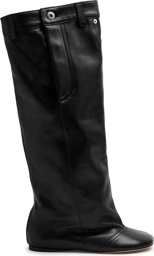ANDREJ GRONAU グリーン Snake Star Cut ブーツ ANDREJ GRONAU SSENSE Exclusive Green Snake Star Cut Boots