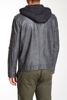 Thumbnail for your product : Kenneth Cole New York Hooded Faux Leather Jacket