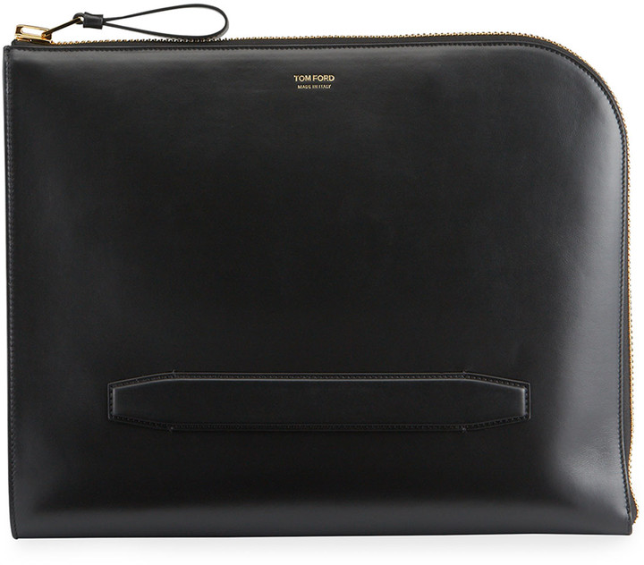 mens leather portfolio case