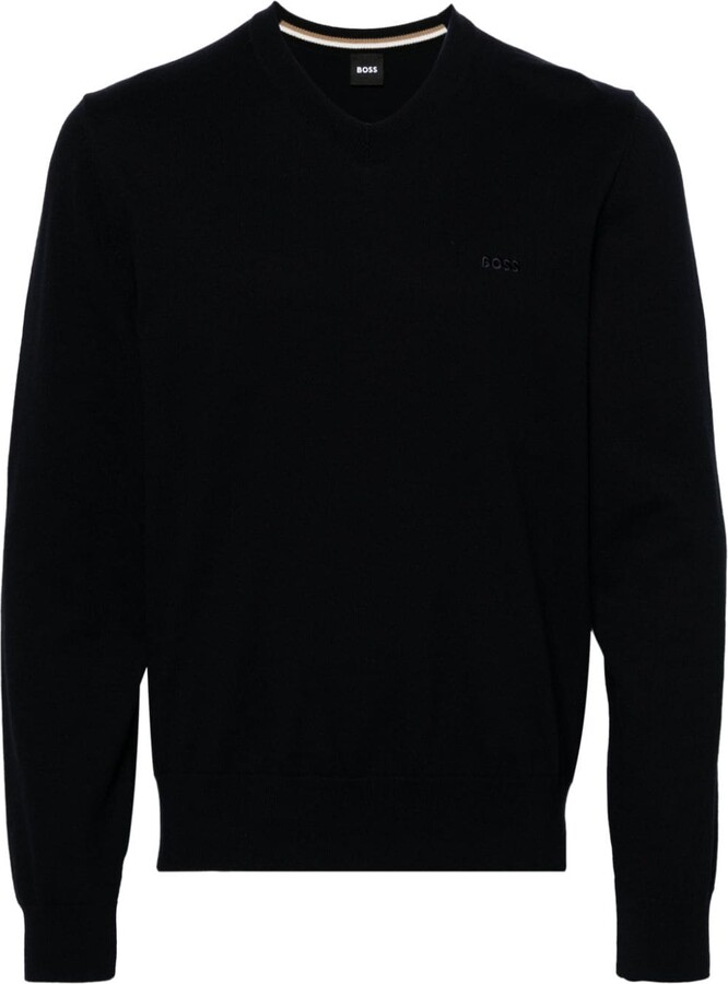 HUGO BOSS Men's V-Neck Sweaters | ShopStyle