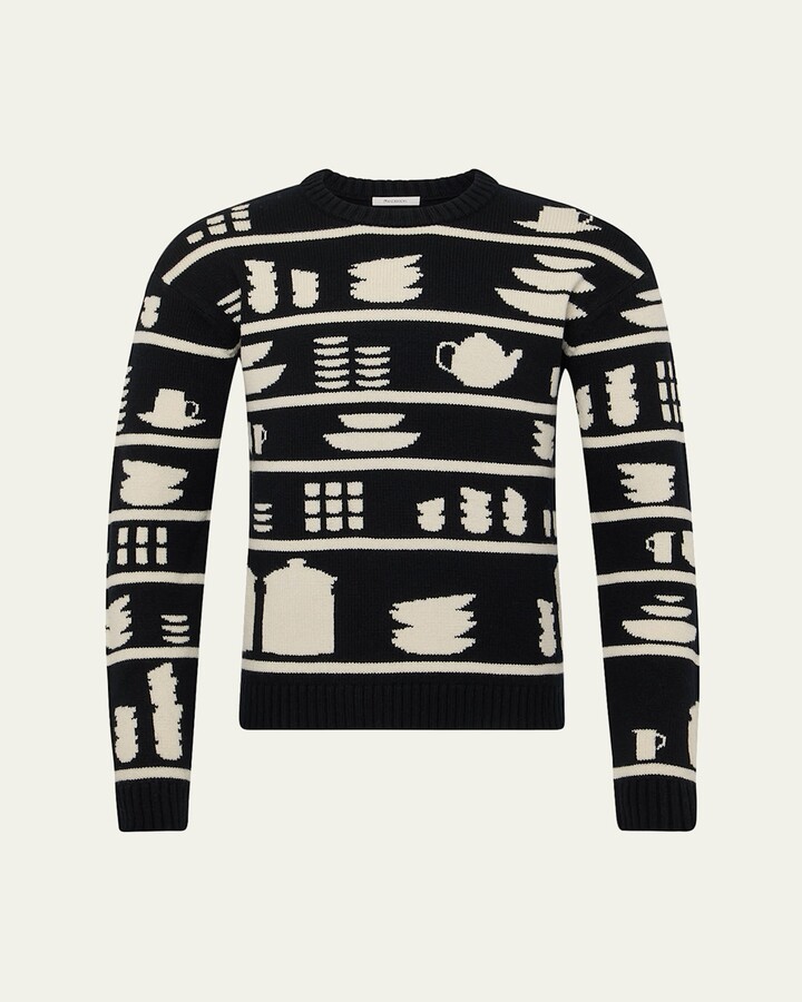 J.W.Anderson Men's Crockery Jacquard Sweater