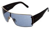 Thumbnail for your product : Versace Metallic Shield Sunglasses