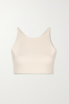 Thumbnail for your product : Girlfriend Collective + Net Sustain Topanga Recycled Stretch Sports Bra - Ivory