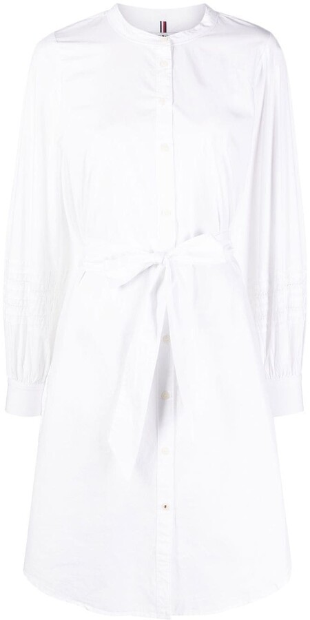 Tommy Hilfiger Women's White Cotton Dresses on Sale | ShopStyle