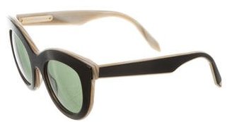 Victoria Beckham Bicolor Cat-Eye Sunglasses