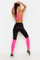 Thumbnail for your product : boohoo Fit Colour Block Leggings