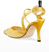 Thumbnail for your product : Fendi Colibri Ruched Slingback Pumps