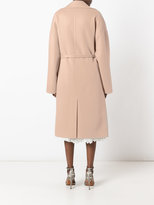 Thumbnail for your product : Rochas board lapel belted coat