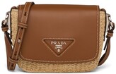 Thumbnail for your product : Prada Logo Plaque Shoulder Bag