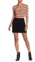 Thumbnail for your product : Love, Fire Corduroy Mini Skirt