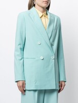 Thumbnail for your product : Twin-Set Peak-Lapels Double-Breasted Jacket