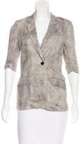 Thumbnail for your product : Elizabeth and James Linen Short Sleeve Blazer