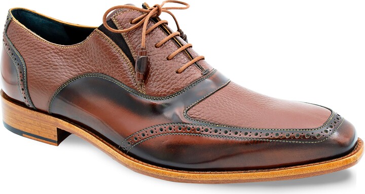 Mezlan Brogue Apron Toe Oxford