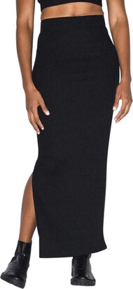 American Apparel Women's Thick Rib Maxi Skirt - ShopStyle