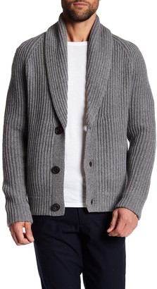 Vince Front Button Wool Blend Cardigan