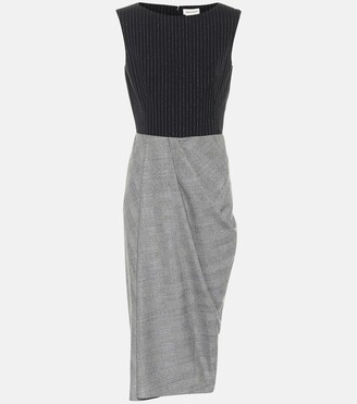 Alexander McQueen Sleeveless wool and cashmere dress
