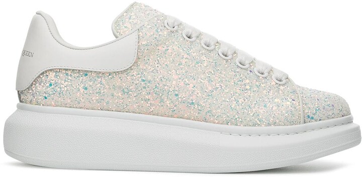 Alexander McQueen Oversized glitter chunky trainers - ShopStyle Low Top  Sneakers