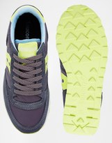 Thumbnail for your product : Saucony Jazz Original Charcoal/Light Green Trainers