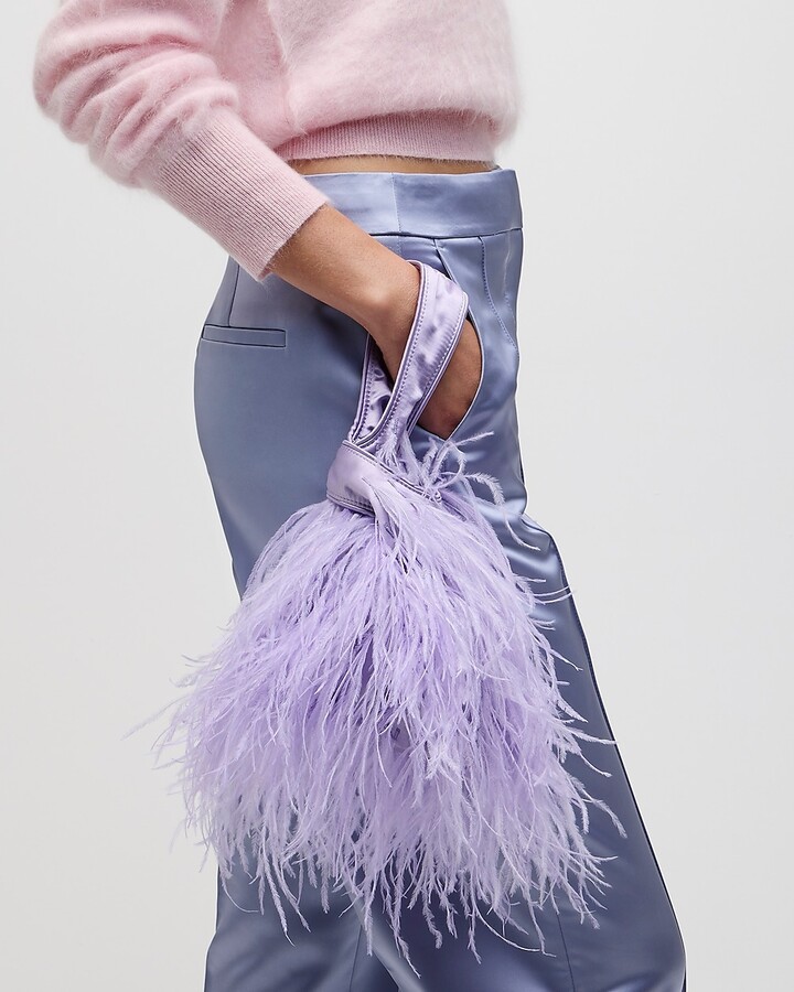 Heroneo Women's Feather Handbag