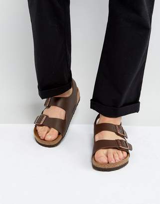 Birkenstock Milano Sandals In Dark Brown