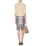 Thumbnail for your product : Burberry Sequinned satin pencil skirt