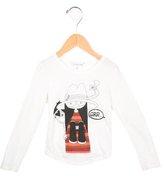 Thumbnail for your product : Little Marc Jacobs Girls' Printed Crew Neck Top