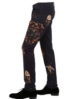Thumbnail for your product : Dolce & Gabbana Printed Cotton Trousers